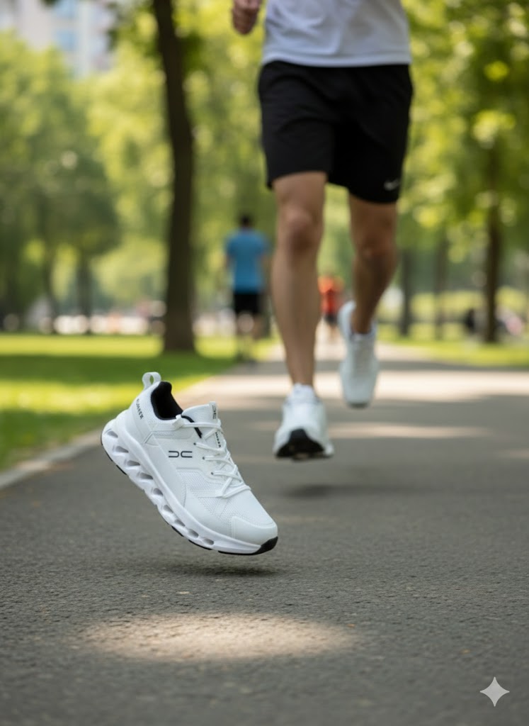 RUNNER – Chaussures de sport blanches, légères et stylées
